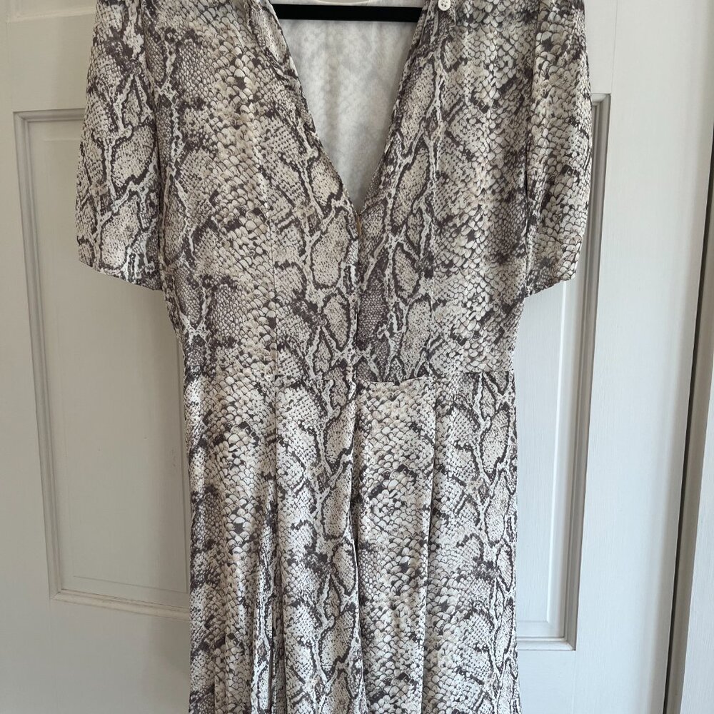 Reformation Gracie Python Snake Print Mini Dress … - image 5